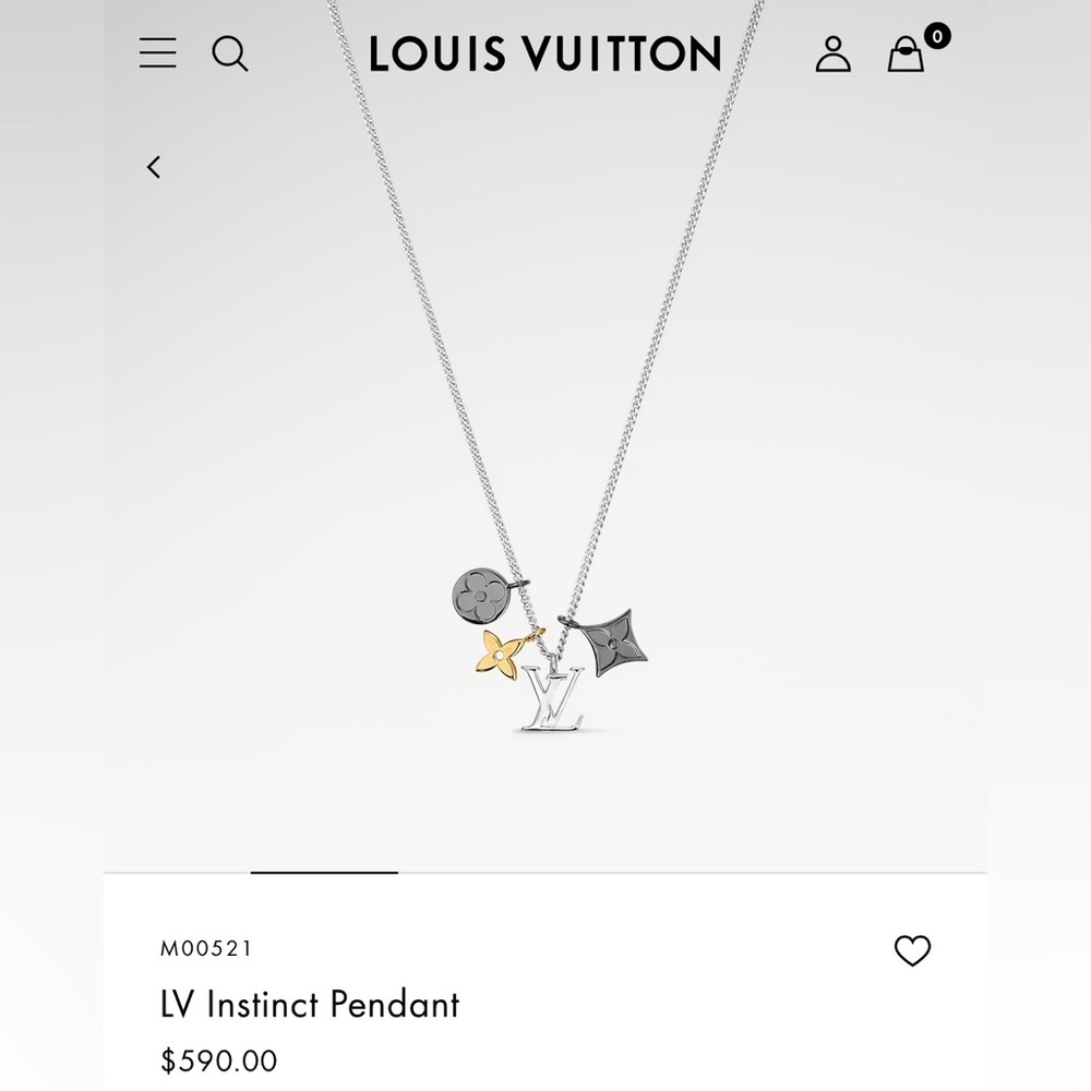 LV Necklace Louis Vuitton Men
